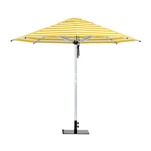 Monaco Umbrella - Premium Fabric - Yellow Stripe - Outdoor Umbrella - Instant Shade