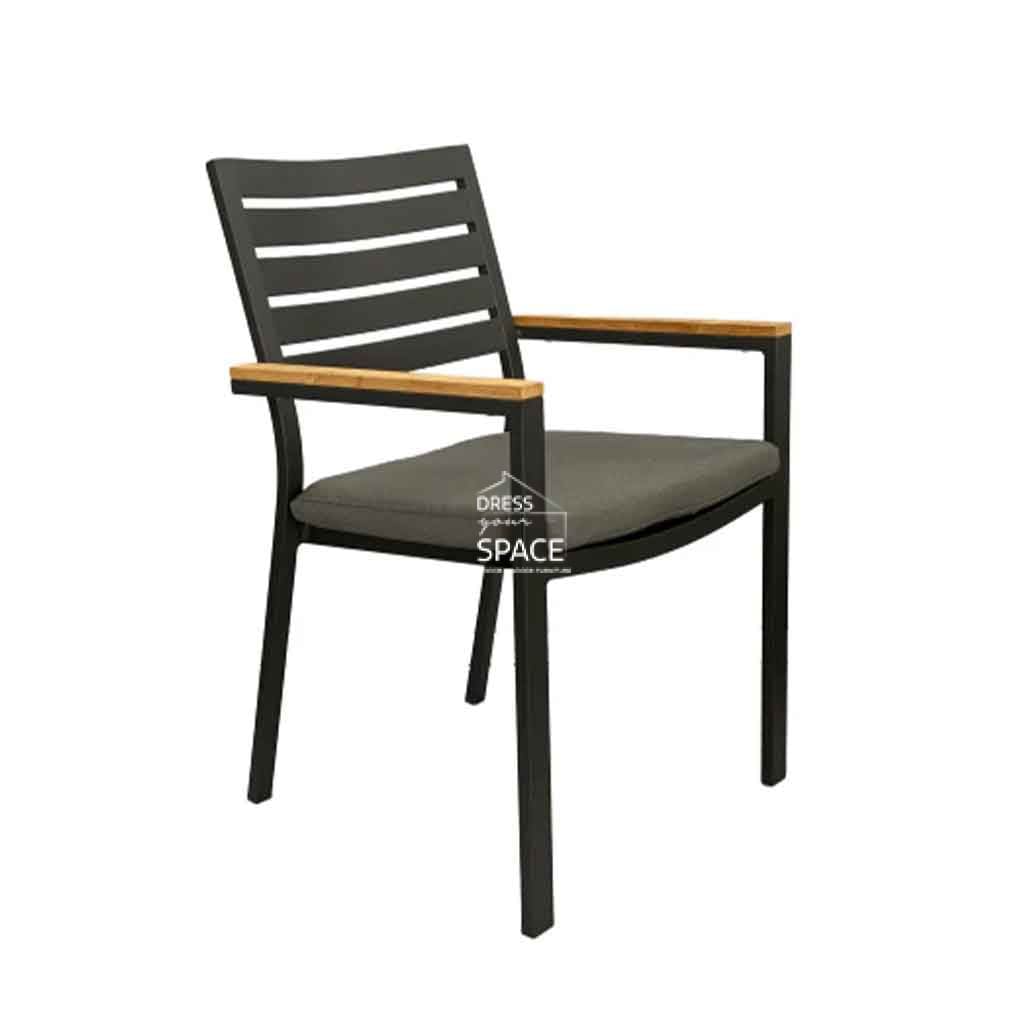 Monroe Dining Chair - Black - Outdoor Chair - DYS Outdoor