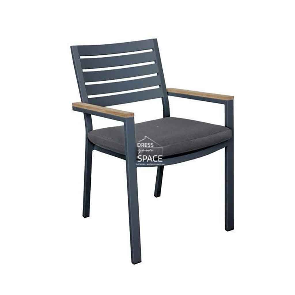 Monroe Dining Chair - Charcoal - Outdoor Chair - DYS Outdoor