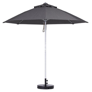 Monterey Tilt Standard Umbrella | Smoked Tweed - Outdoor Instant Shade