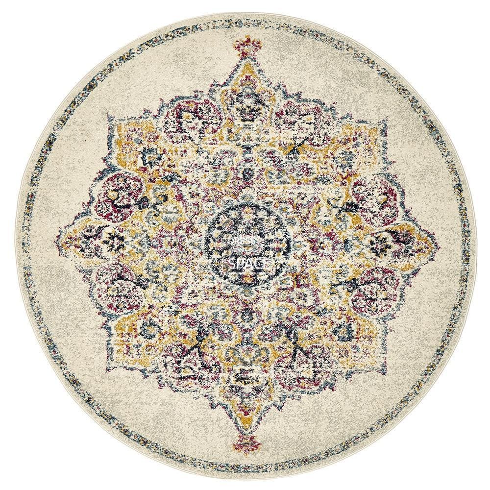 Museum Kendall Bone Round Rug