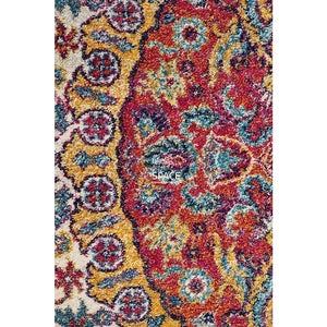 Museum Shelly Rust Round Rug