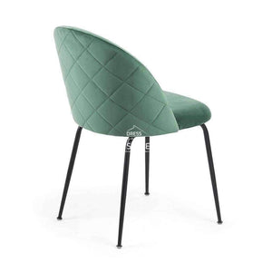 Mystere Chair - Emerald Velvet - Indoor Dining Chair - La Forma