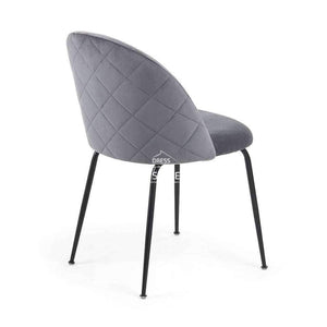 Mystere Chair - Grey Velvet - Indoor Dining Chair - La Forma