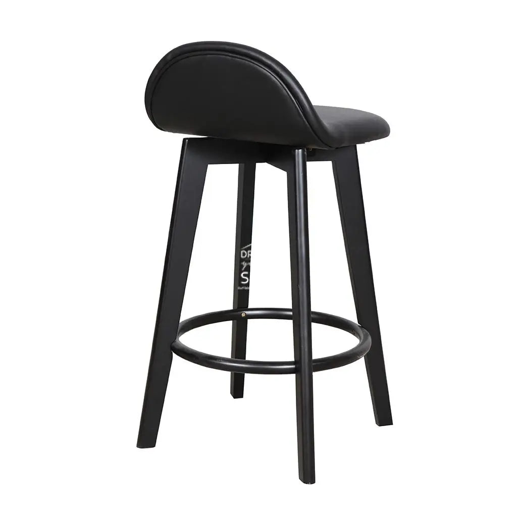 Nadia Stool - Black/Black PU - Indoor Counter Stool - DYS Indoor