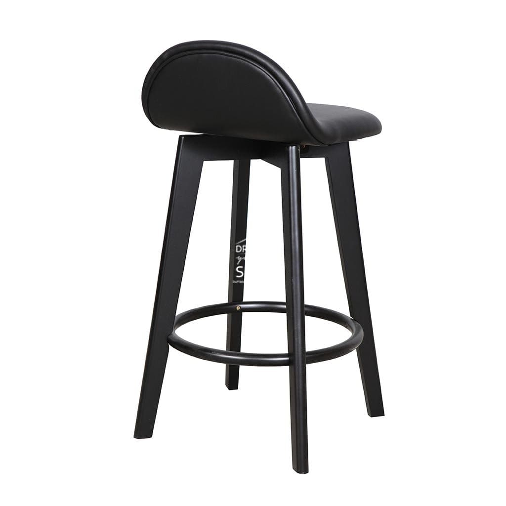 Nadia Stool - Black/Black PU - Indoor Counter Stool - DYS Indoor
