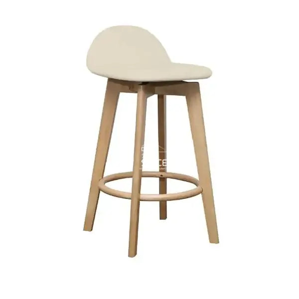Nadia Counter Stool - Natural Frame / Clay PU Seat - Indoor Counter Stool - DYS Indoor