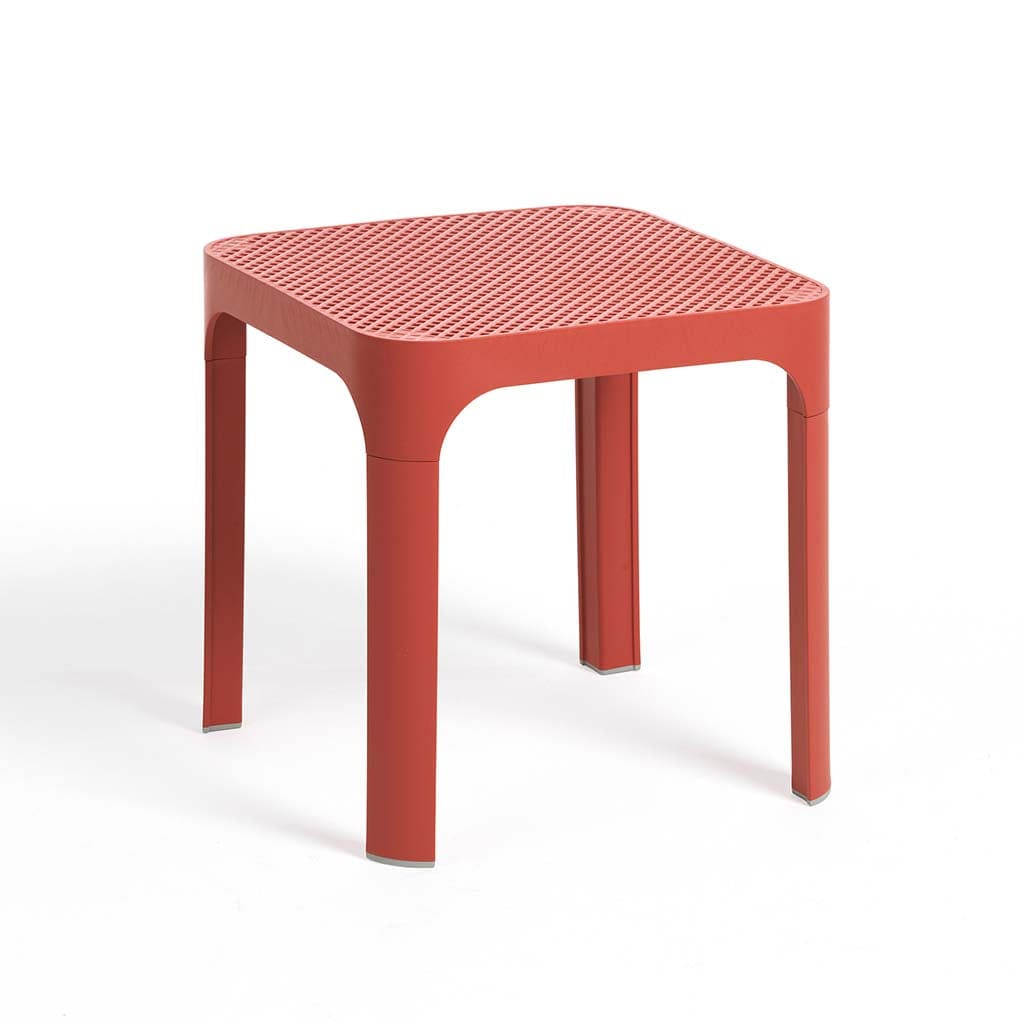 Nardi Resin Net Coffee Table 40 - Coral - PRE-ORDER FOR MID-DECEMBER ARRIVAL - Outdoor Coffee Table - Nardi