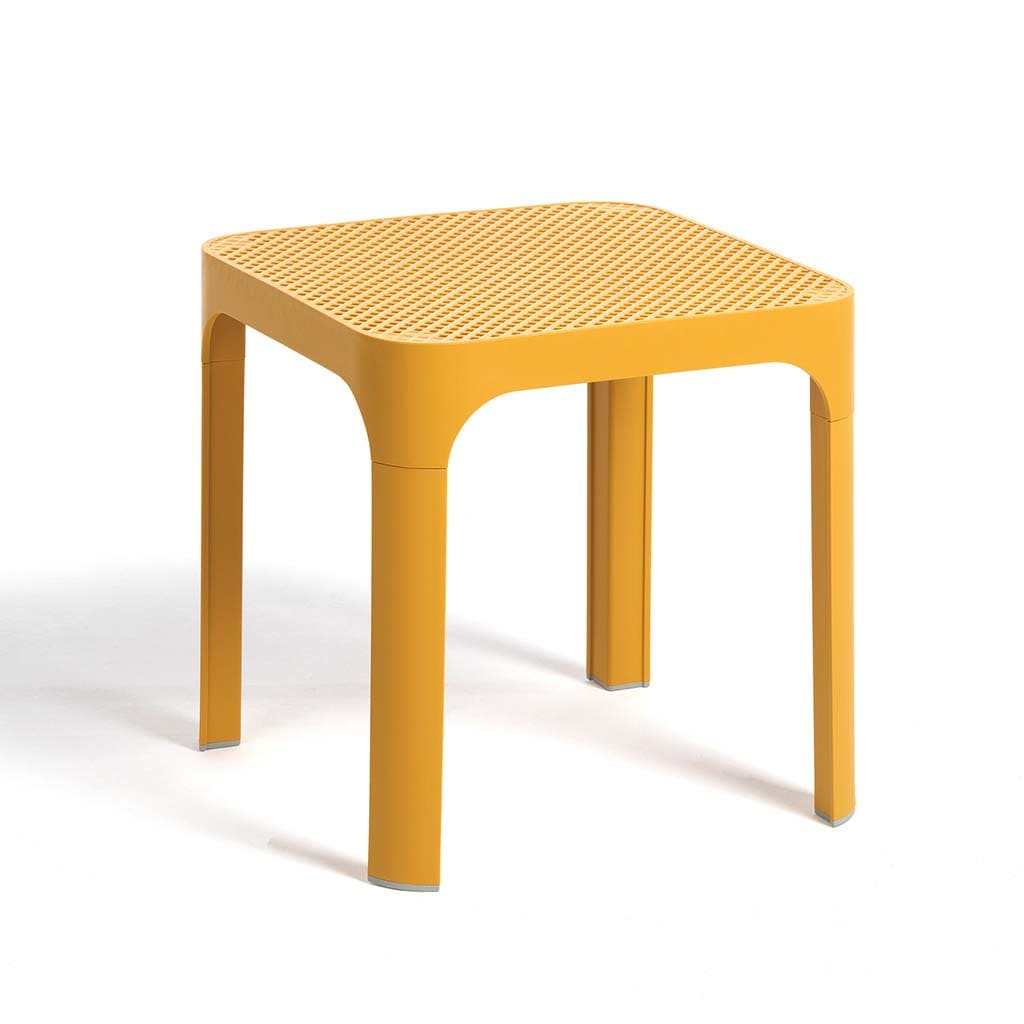 Nardi Resin Net Coffee Table 40 - Mustard - PRE-ORDER FOR MID-DECEMBER ARRIVAL - Outdoor Coffee Table - Nardi