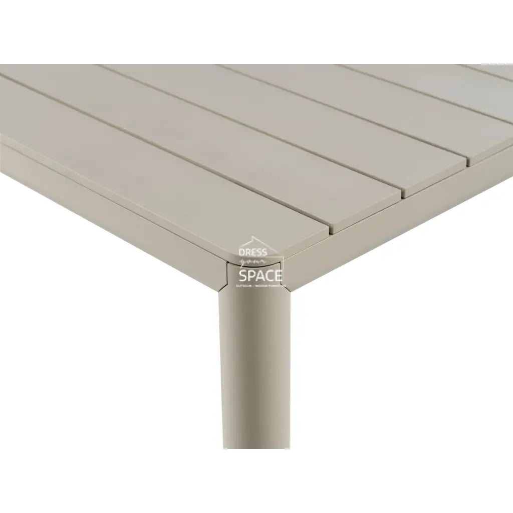 Nardi Tevere Resin Top Extension Table with Tiberina Armless Chairs 7 9 or 11 piece Dining Setting - Corda - Outdoor Dining Set - Nardi