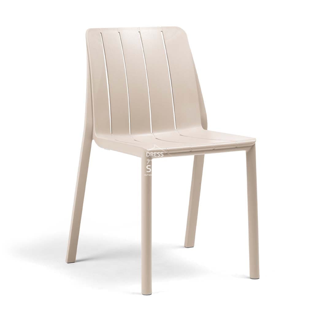 Nardi Tiberina Resin Outdoor Armless Chair - Corda - PRE-ORDER FOR LATE JANUARY DELIVERY - Outdoor Chair - Nardi