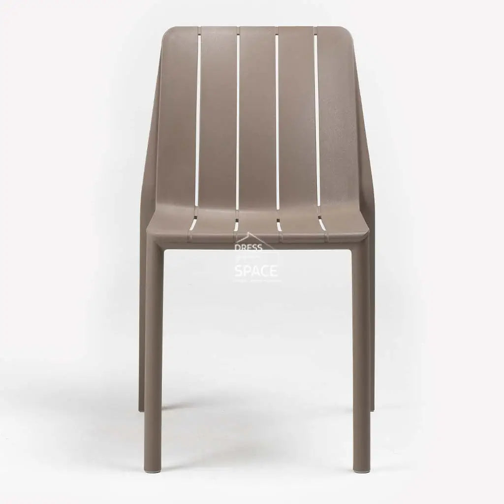 Nardi Tiberina Resin Outdoor Armless Chair - Tortora - SOLD OUT - Outdoor Chair - Nardi
