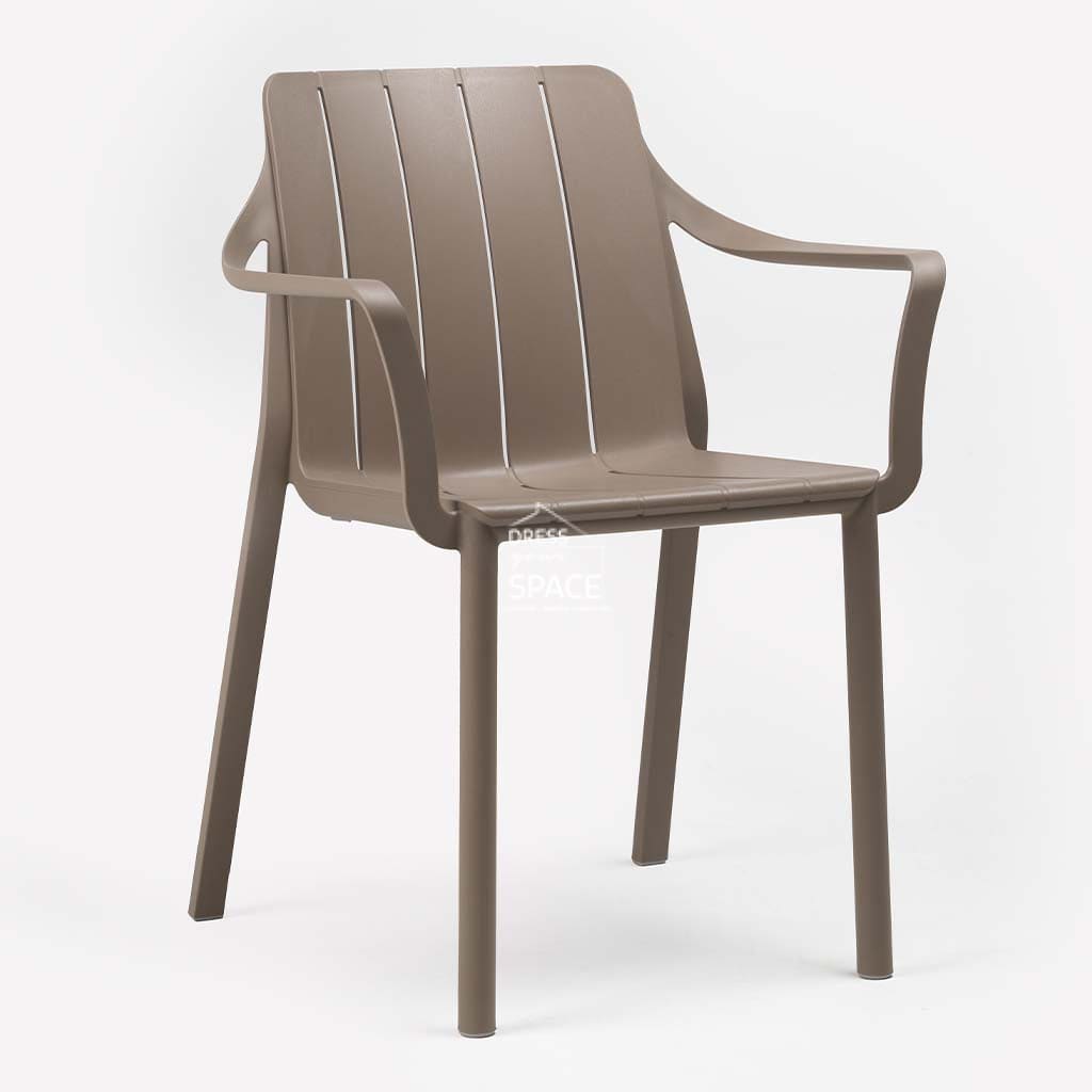 Nardi Tiberina Resin Outdoor Dining Chair - Tortora - SOLD OUT - Outdoor Chair - Nardi