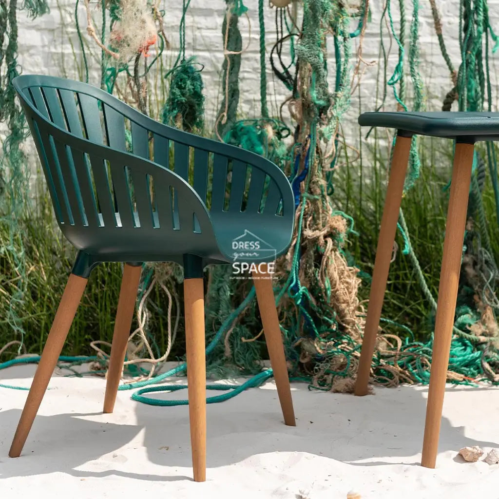 Nassau 3 Piece Bistro Set - Ocean Green - Outdoor Balcony Set - Lifestyle Garden