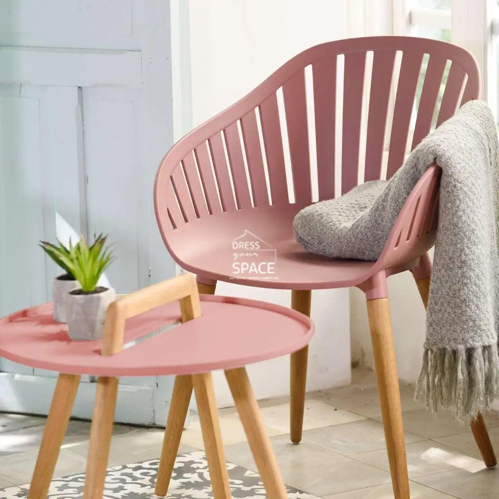 Nassau 3 Piece Set - Pink Peach - Outdoor Balcony Set - Lifestyle Garden