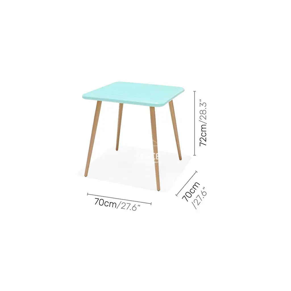 Nassau Bistro Table - Turquoise - Outdoor Table - Lifestyle Garden