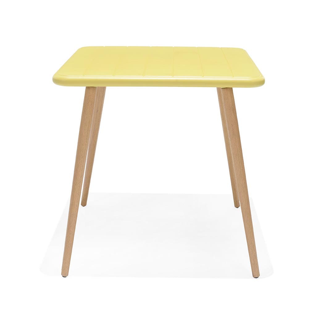 Nassau Bistro Table - Yellow Lemon - Outdoor Table - Lifestyle Garden
