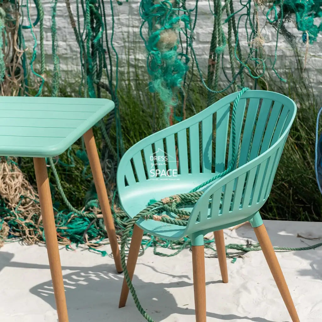 Nassau Chair - Turquoise - Outdoor-Indoor Chair - Lifestyle Garden