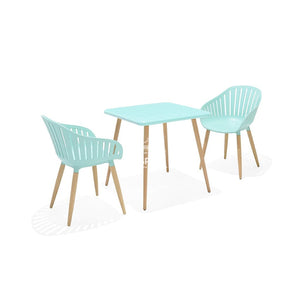 Nassau Chair - Turquoise - Outdoor-Indoor Chair - Lifestyle Garden