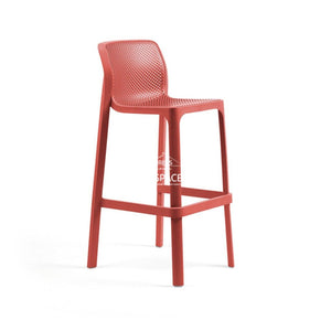 Net Bar Stool - Corallo - Outdoor Bar Stool - Nardi