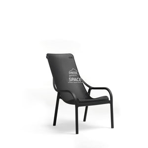 Net Lounge Chair - Anthracite - Outdoor Lounge Chair - Nardi