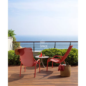 Net Lounge Chair - Coral - Outdoor Lounge Chair - Nardi