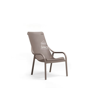 Net Lounge Chair - Taupe - Outdoor Lounge Chair - Nardi