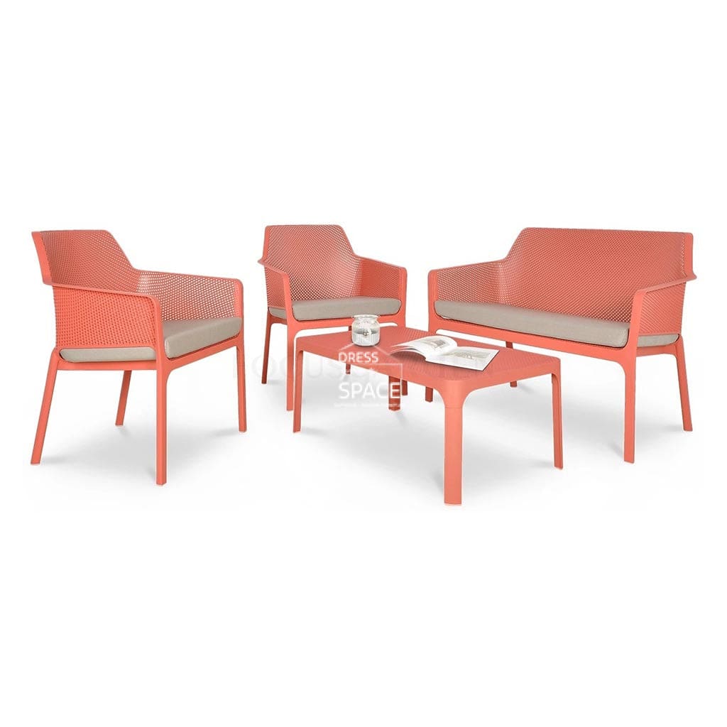 Net Relax Coral Set - Dress Your Space
