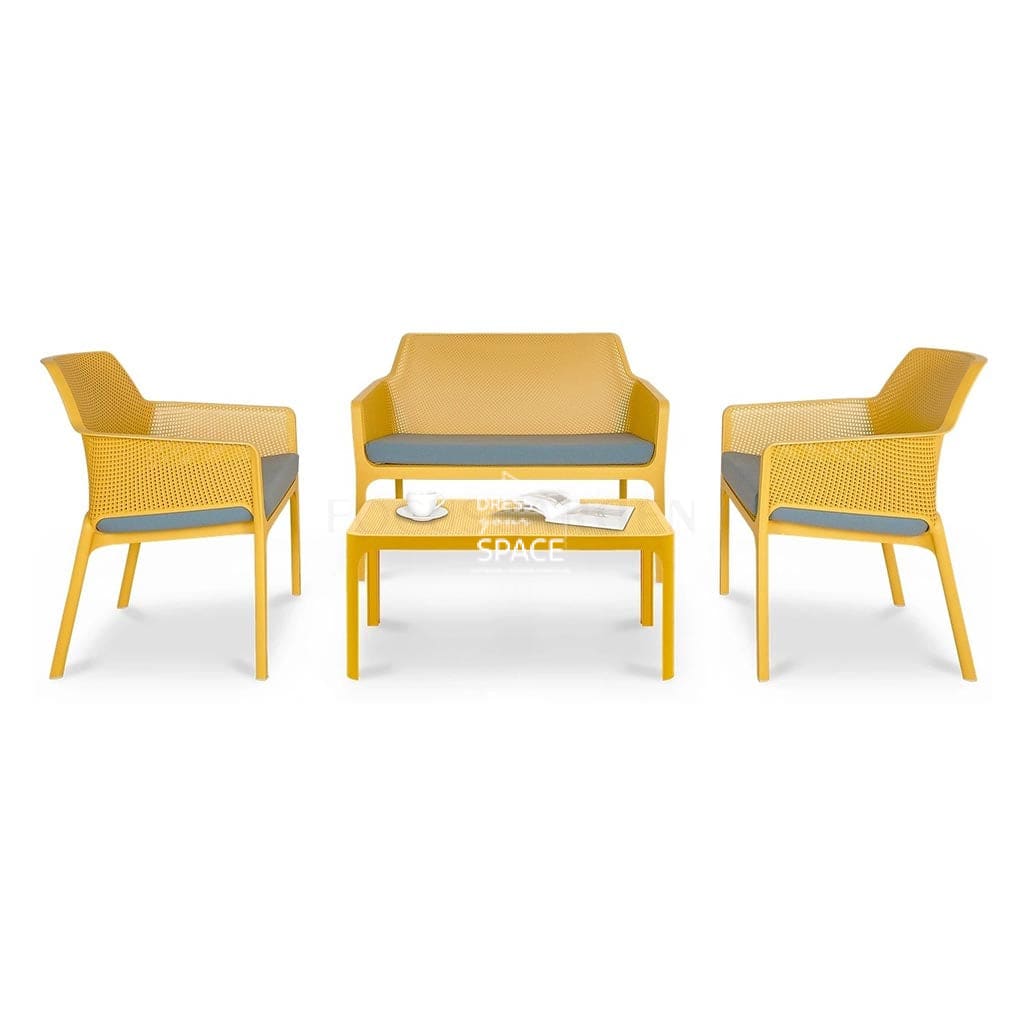 Net Relax Anthracite Set - Dress Your Space