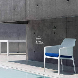 Net Relax - White - Outdoor Lounge Chair - Nardi