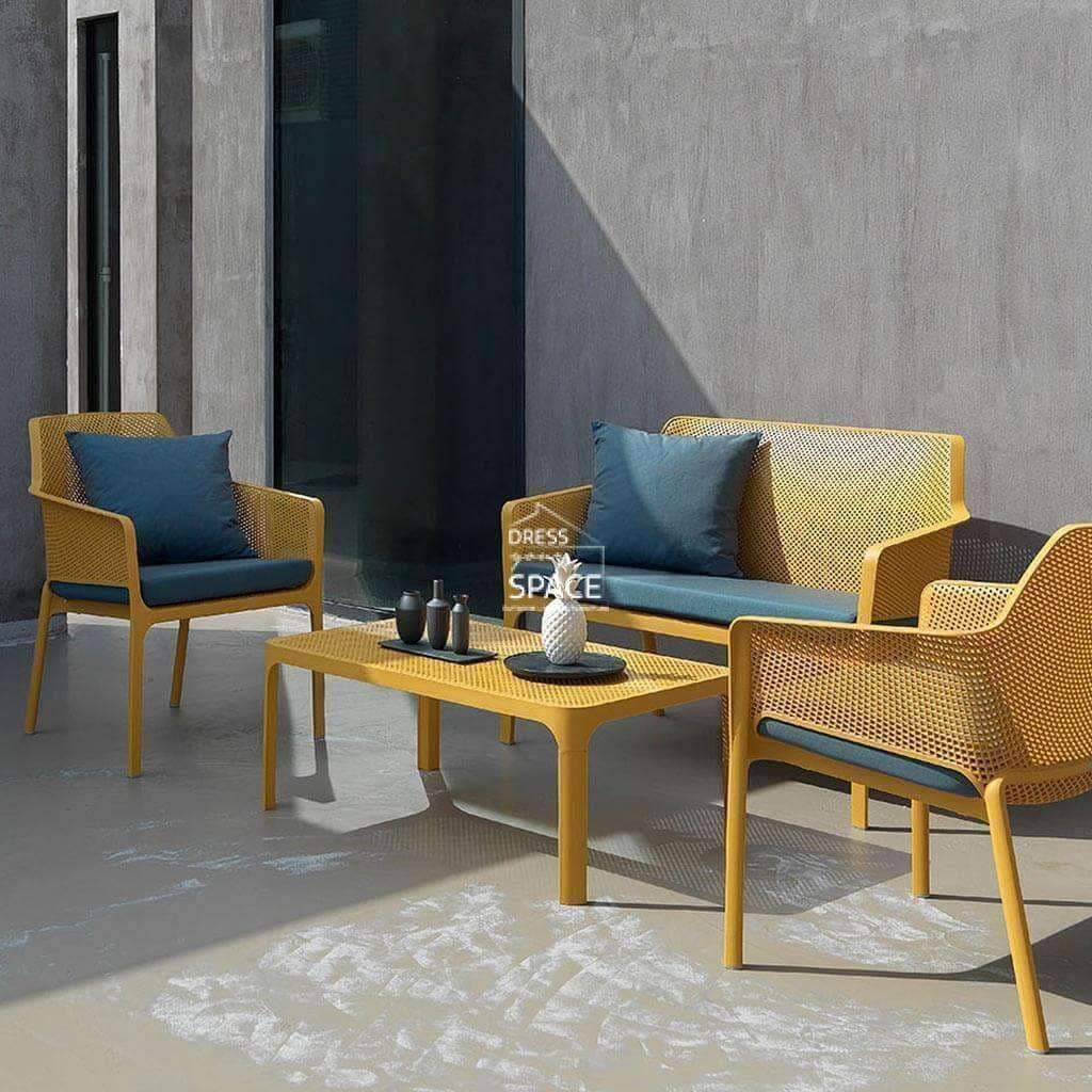 Net Twin Lounge - Anthracite - Outdoor Lounge - Nardi