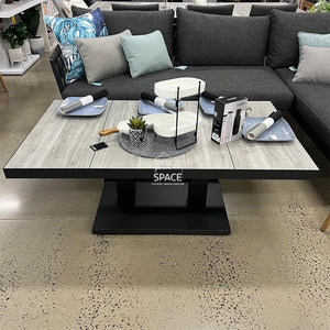 New York Ceramic Pop Up Table Charcoal - Outdoor Coffee Table - DYS Outdoor