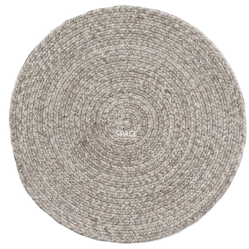 Nordic Wool/Viscose Round Rug - Driftwood - Indoor Rug - Bayliss Rugs