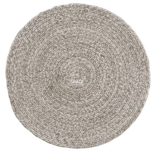 Nordic Wool/Viscose Round Rug - Driftwood - Indoor Rug - Bayliss Rugs