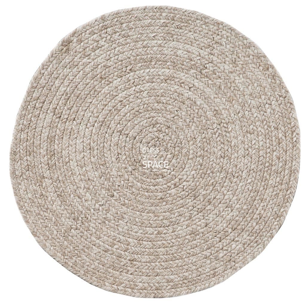 Nordic Wool/Viscose Round Rug - Sea Shell - Indoor Rug - Bayliss Rugs