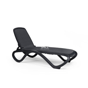 Omega Pool Lounger - Anthracite - PRE-ORDER FOR DECEMBER DELIVERY. - Outdoor Sunlounger - Nardi