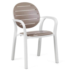 Palma Chair - White/Taupe - Outdoor Chair - Nardi