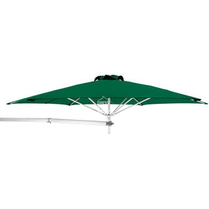 Paraflex Wall Mount Umbrella - Premium Forest Green Acrylic - Wall Mounted Umbrella - Instant Shade