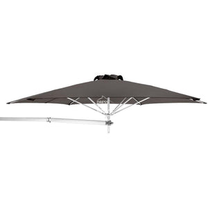 Paraflex Wall Mount Umbrella - Premium Slate Acrylic - Wall Mounted Umbrella - Instant Shade