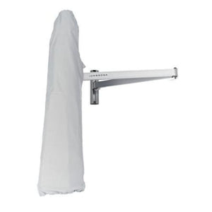 Paraflex Wall Mount Umbrella - Premium White Acrylic - Wall Mounted Umbrella - Instant Shade