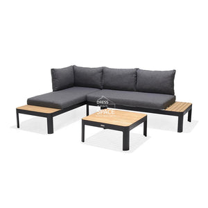 Portals Dark 3 Piece Lounge - Outdoor Lounge - DYS Outdoor