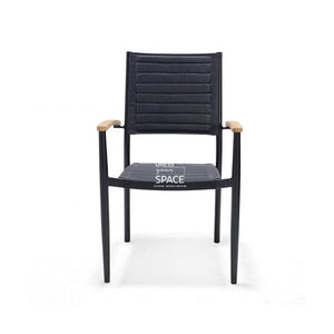 Portal Padded Sling Chair - Black - Outdoor Chair - DYS Outdoor