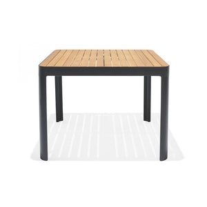 Portals Teak Table 95cm Sq - Black - Outdoor Table - Lifestyle Garden