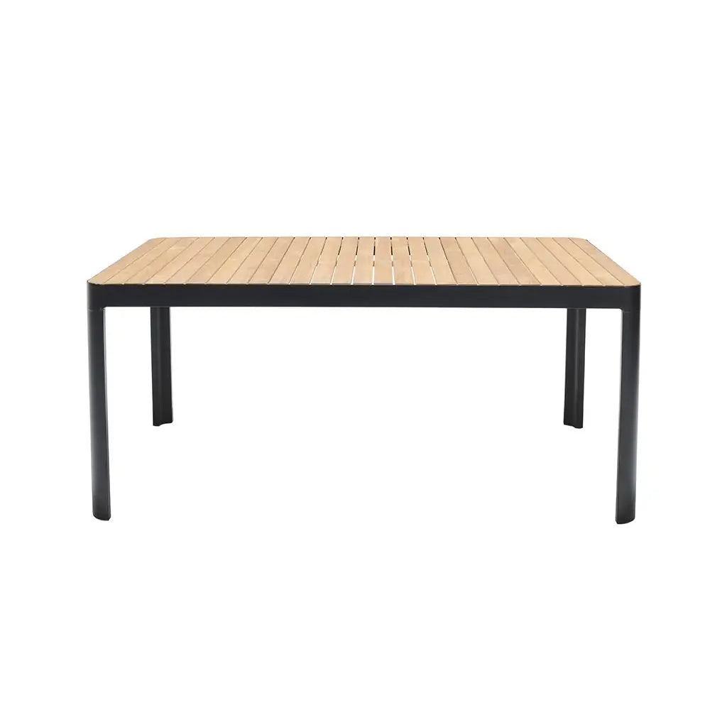 Portals Teak Table - Black - Outdoor Table - Lifestyle Garden