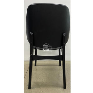 Portia Chair - Black/Grey PU - Indoor Dining Chair - DYS Indoor