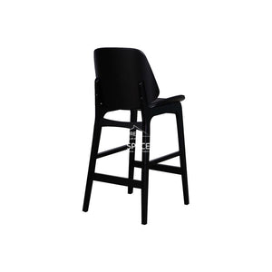 Portia Counter Stool - Black/Black PU - Indoor Counter Stool - DYS Indoor