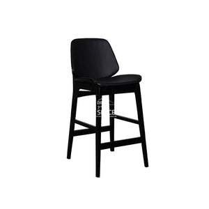 Portia Counter Stool - Black/Black PU - Indoor Counter Stool - DYS Indoor