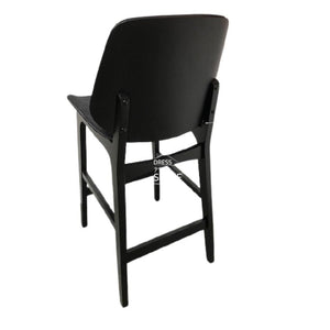 Portia Counter Stool - Black/Ebony Fabric - Indoor Counter Stool - DYS Indoor