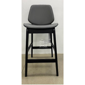 Portia Counter Stool - Black/Grey PU - Indoor Counter Stool - DYS Indoor