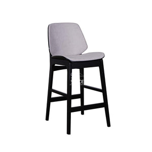 Portia Counter Stool - Black/Pewter Fabric - Indoor Counter Stool - DYS Indoor